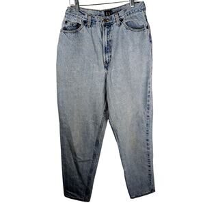 Gap Mom wmns Jeans Sz 12  reverse fit lite wash 90"sY2KMeas W30"H 43"R13"GUC